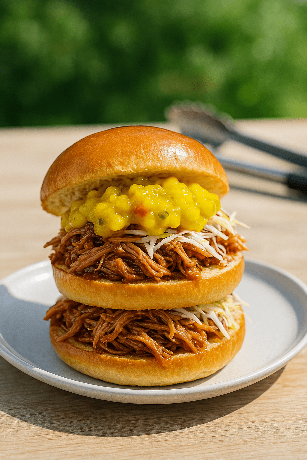 Chilli Piccalilli BBQ Pulled Pork Roll - 8:22