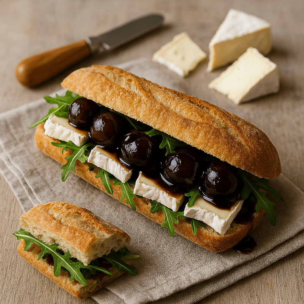 Sweet Balsamic Onion Brie Baguette - 8:22