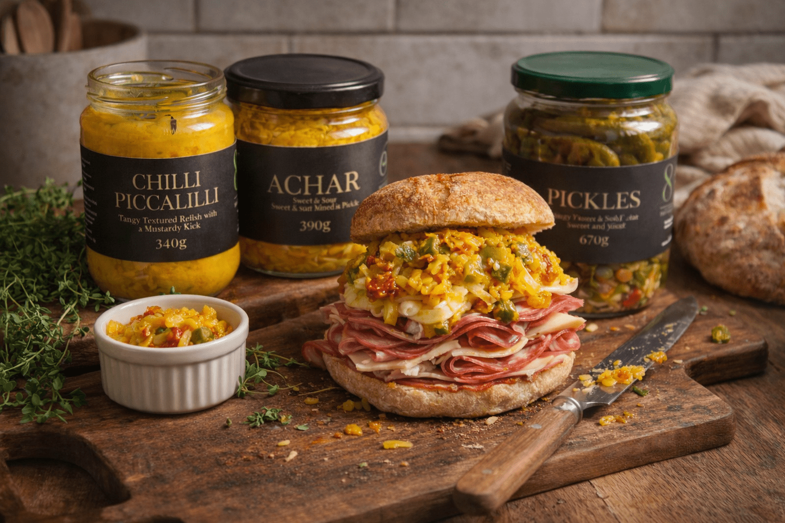 8:22 Chilli Piccalilli – Tangy Mustard Relish | 340g - 8:22