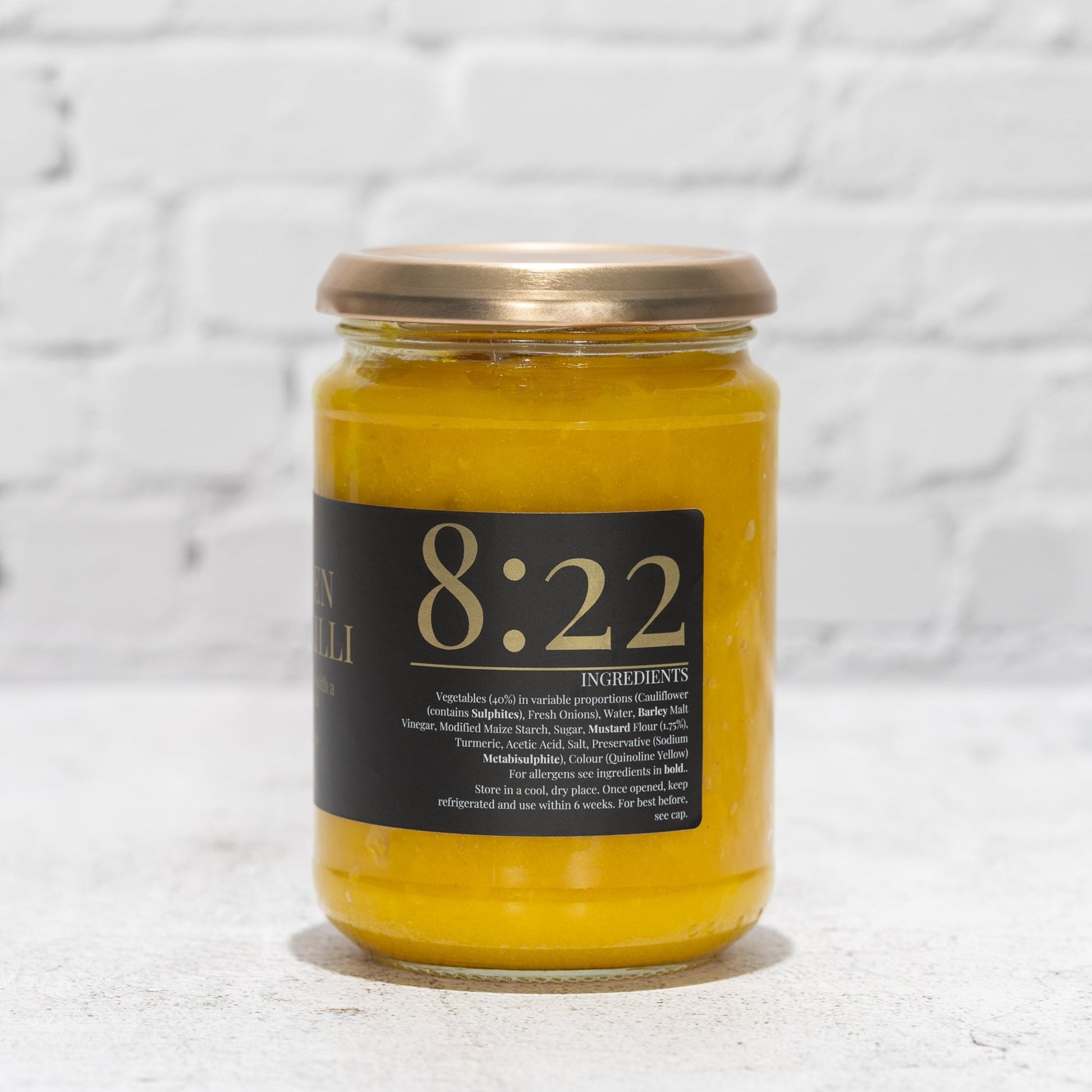 8:22 Golden Piccalilli - Spreadable Relish | 340g - 8:22