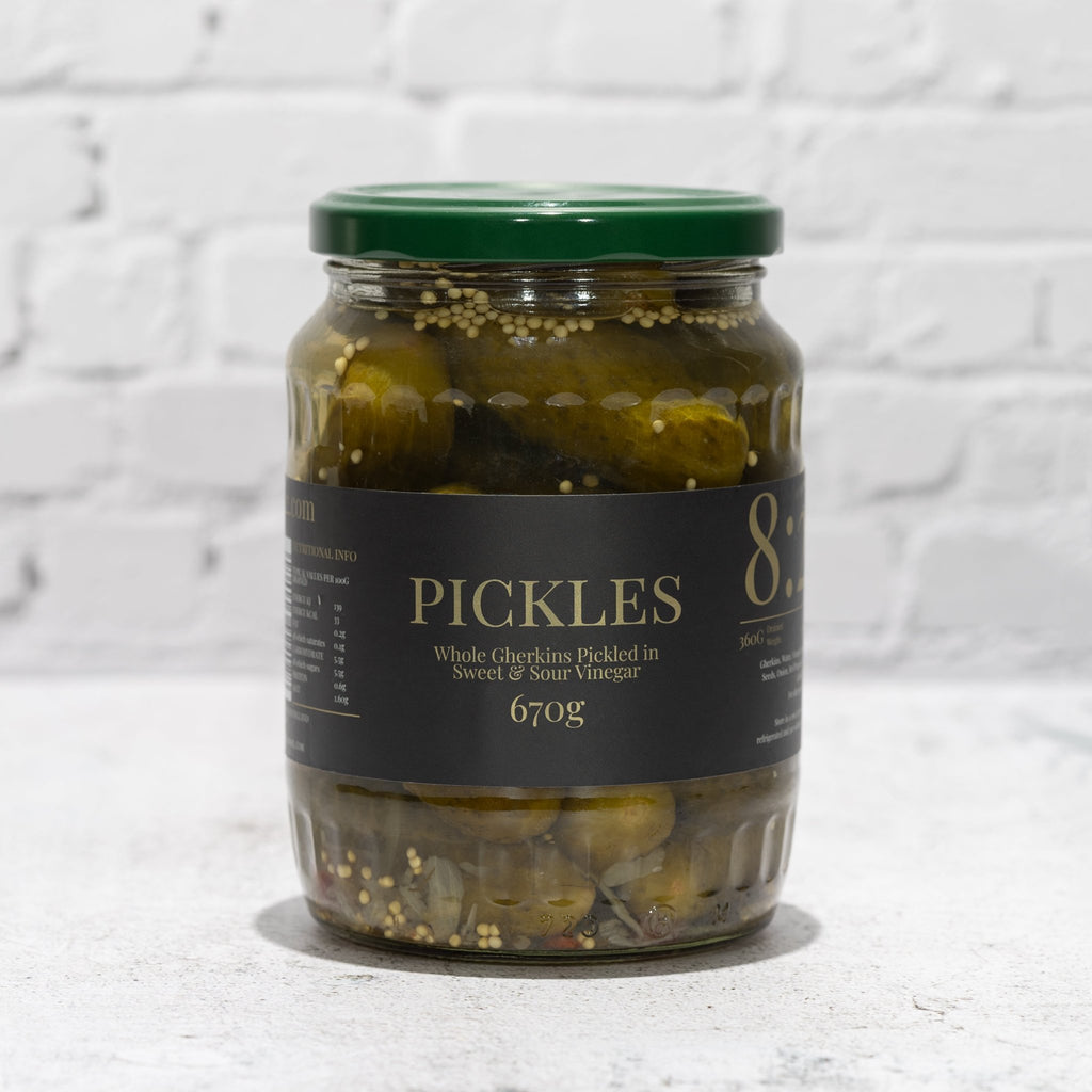 8:22 Pickles – Whole Sweet & Sour Gherkins | 670g - 8:22