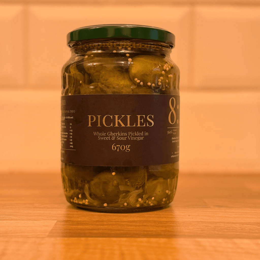 8:22 Pickles – Whole Sweet & Sour Gherkins | 670g - 8:22