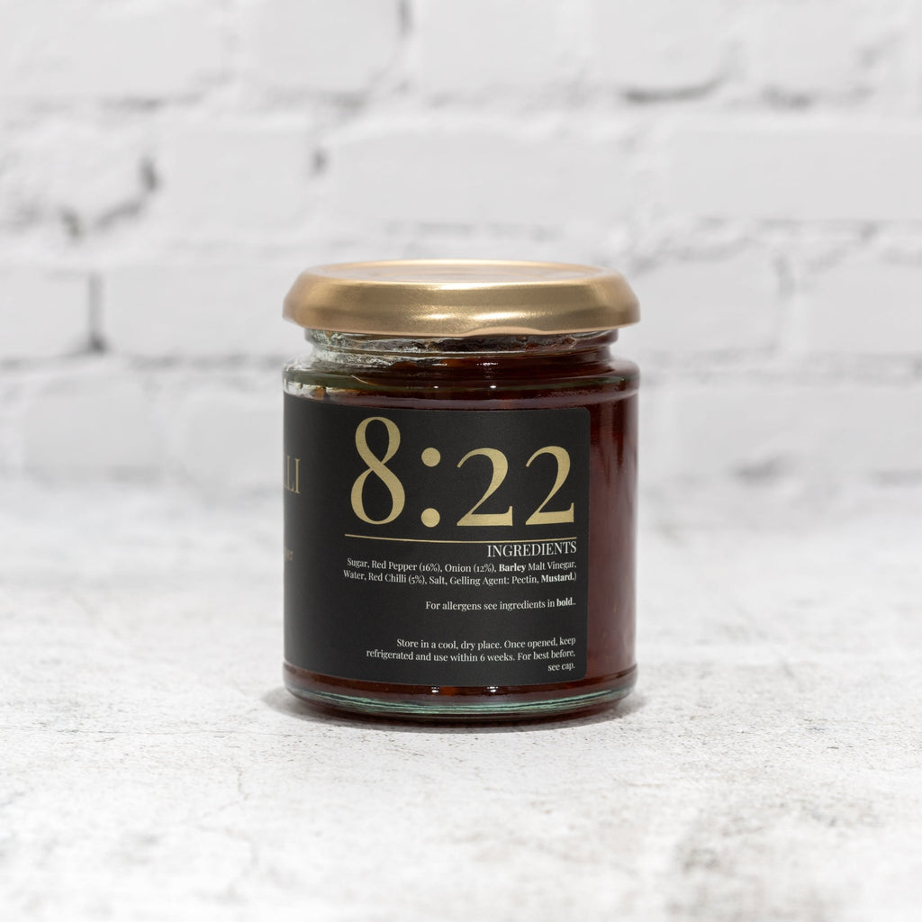 8:22 Red Chilli Jam – Sweet Heat Pepper Jam (200g) - 8:22