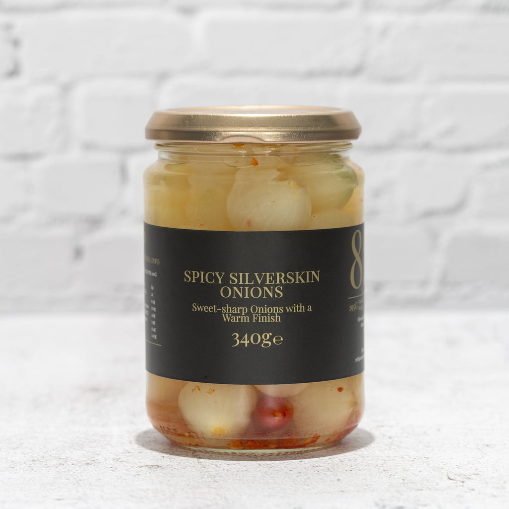 8:22 Spicy Silverskin Onions 340g - 8:22
