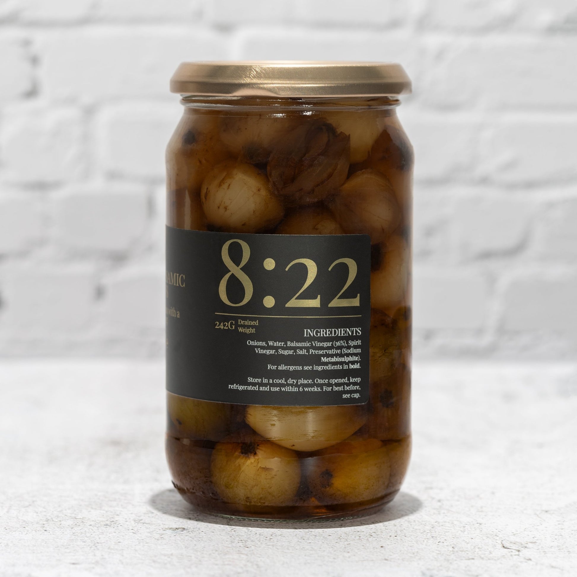 8:22 Sweet Balsamic Onions 450g - 8:22