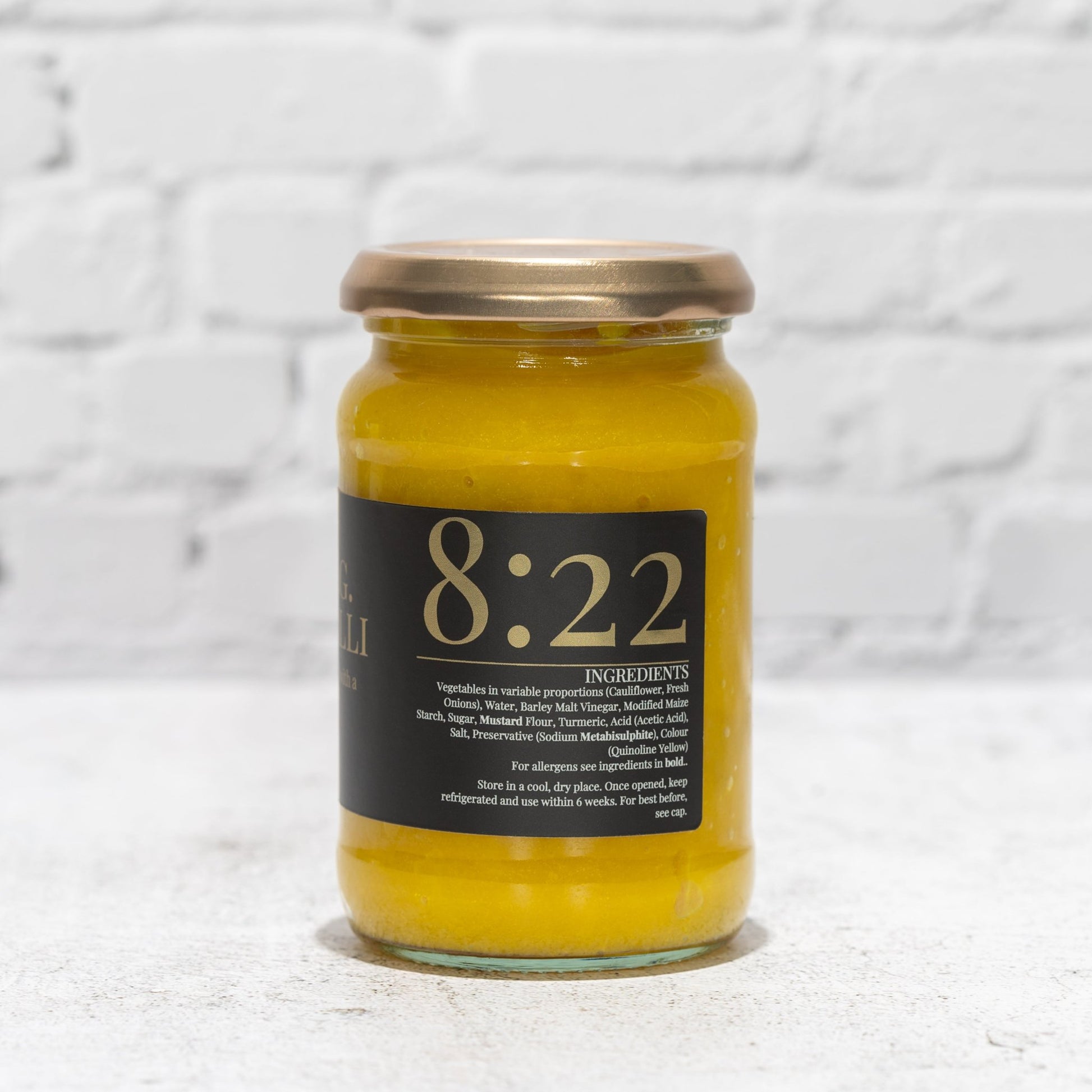 8:22 The OG Piccalilli - Mustard & Turmeric Relish | 269g - 8:22